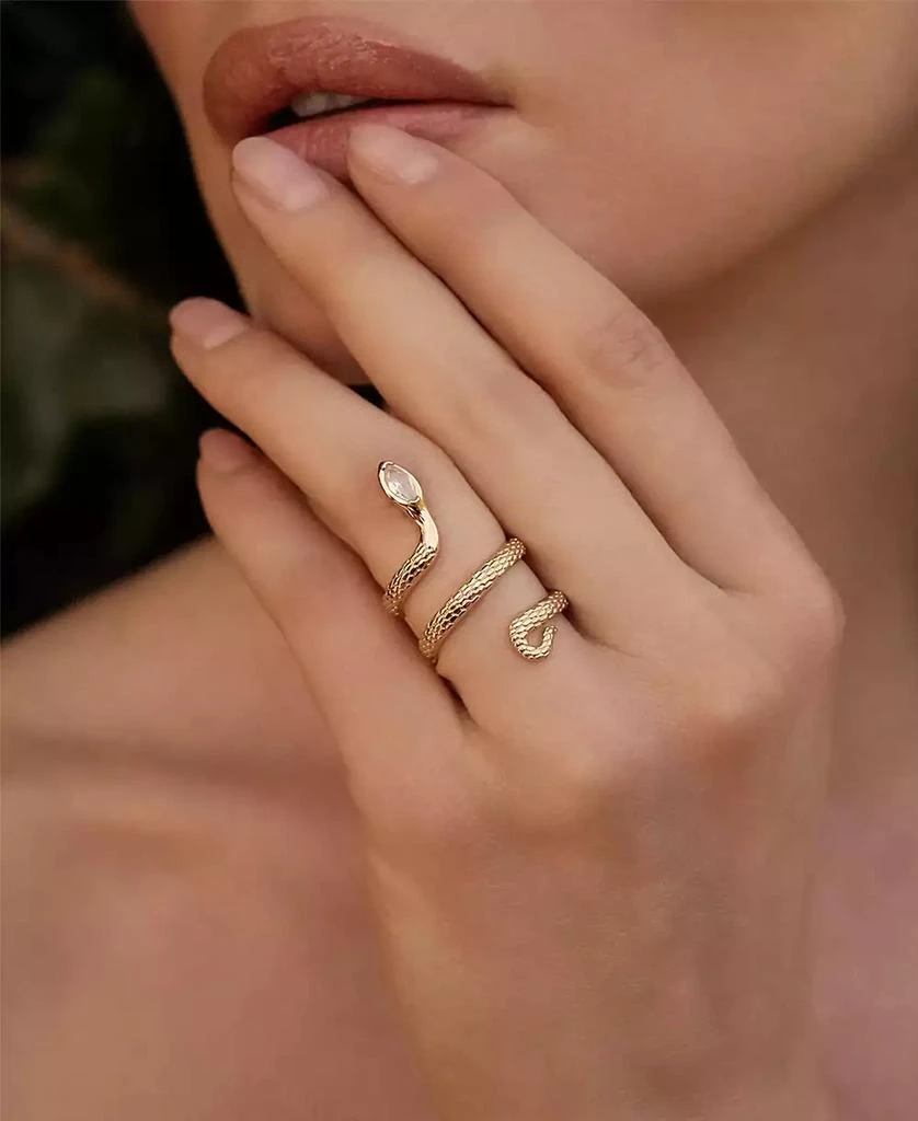 商品Ettika Jewelry|Serpentina Crystal Coiled Ring,价格¥368,第3张图片详细描述