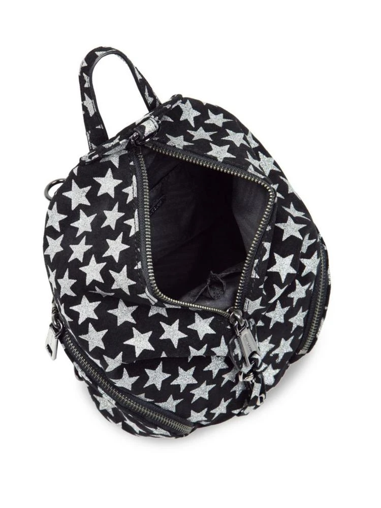 商品Rebecca Minkoff|Glitter Stars Convertible Mini Julian Suede Backpack,价格¥1023,第2张图片详细描述