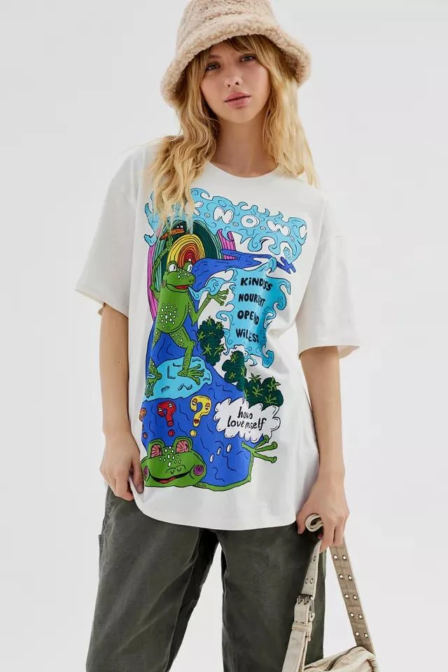 商品Urban Outfitters|UO Love Yourself Oversized Tee,价格¥150,第1张图片