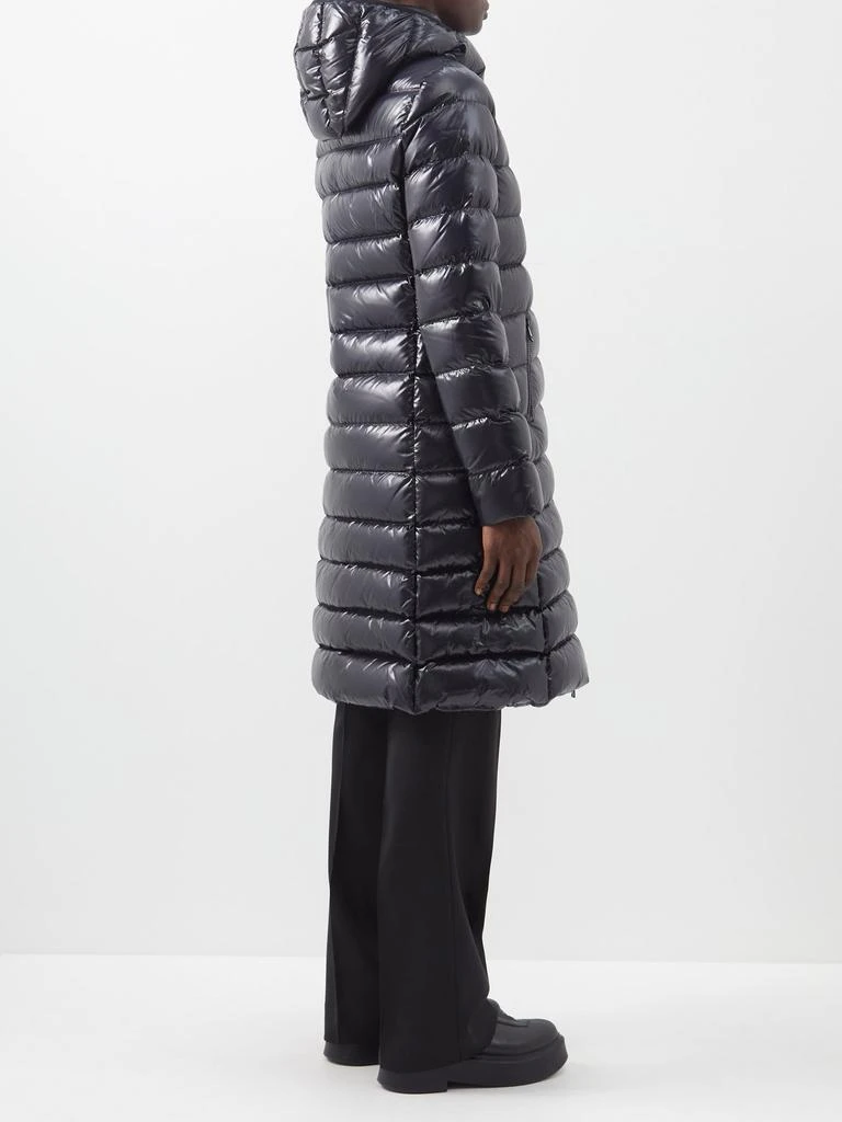 商品Moncler|Moka hooded laqué quilted down coat,价格¥11732,第5张图片详细描述