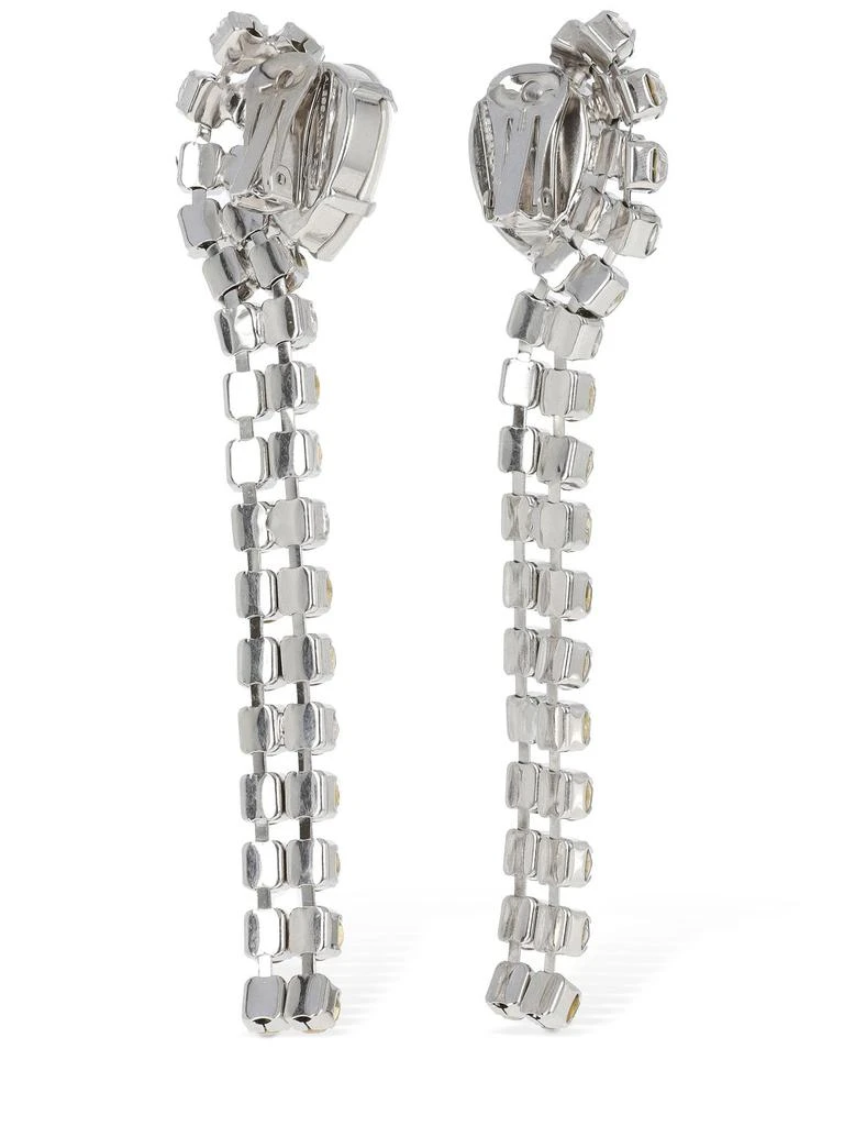 商品Alessandra Rich|Crystal Earrings W/ Fringes,价格¥901,第3张图片详细描述