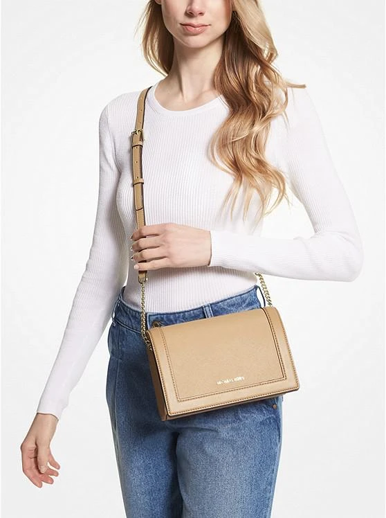 商品Michael Kors|Jet Set Large Leather Crossbody Bag,价格¥670,第4张图片详细描述