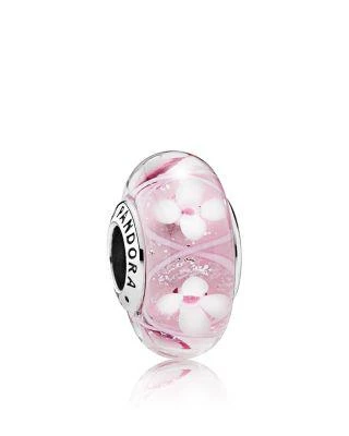 商品PANDORA|Sterling Silver & Murano Glass Field of Flowers Charm ,价格¥260,第1张图片