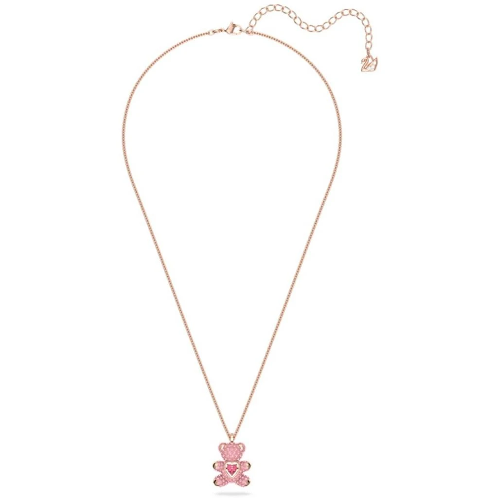 商品Swarovski|Swarovski Women's Pendant - Teddy Pink Crystal Rose Gold Lobster Clasp | 5642976,价格¥695,第2张图片详细描述
