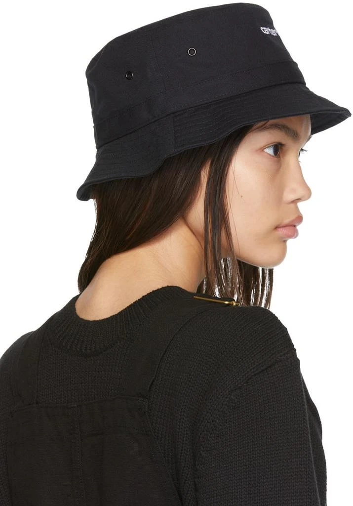 商品Carhartt WIP|Black Script Bucket Hat,价格¥164,第3张图片详细描述