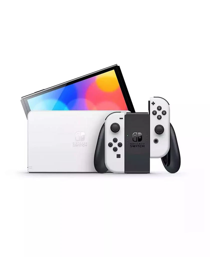 商品Nintendo|Switch OLED in White with Paper Mario & Accessories,价格¥3741,第2张图片详细描述