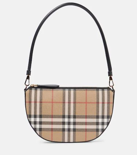 商品Burberry|Olympia Pouch checked shoulder bag,价格¥6712,第1张图片