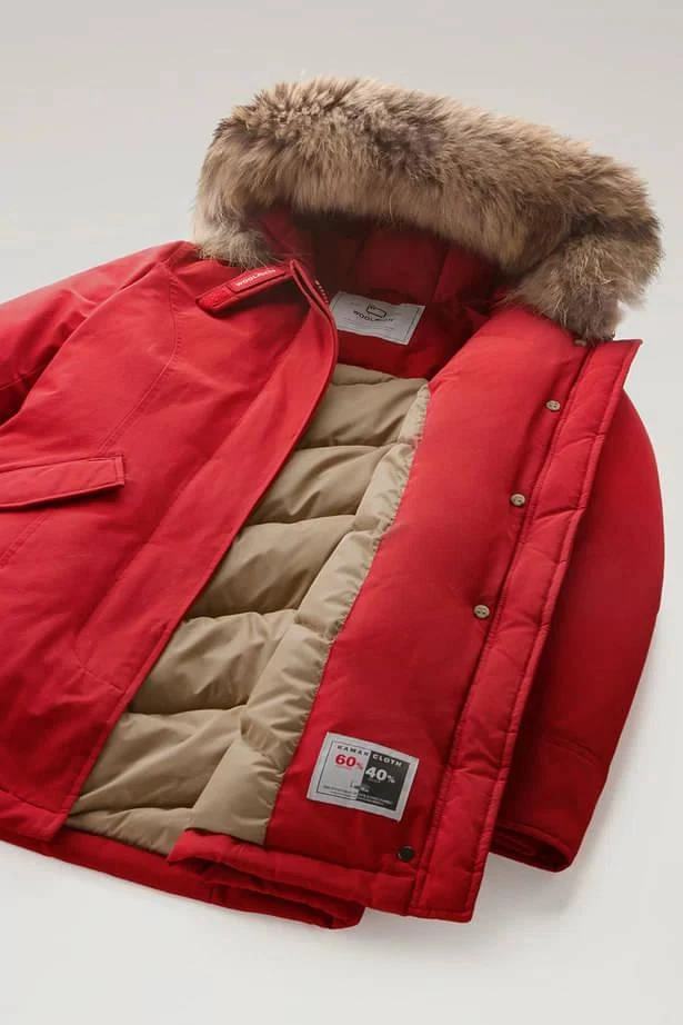 商品Woolrich|Jacket Artic Parka Cotton Red Dark Red,价格¥5404,第5张图片详细描述