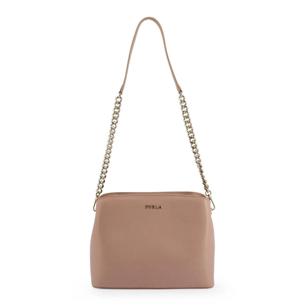 商品Furla|Furla metallic logo zipped Shoulder Bag,价格¥1397,第5张图片详细描述