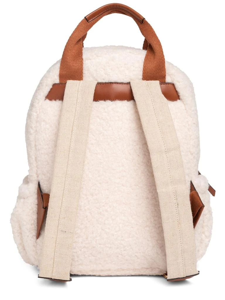 商品Chloé|Organic Canvas Backpack W/ Logo,价格¥2696,第3张图片详细描述