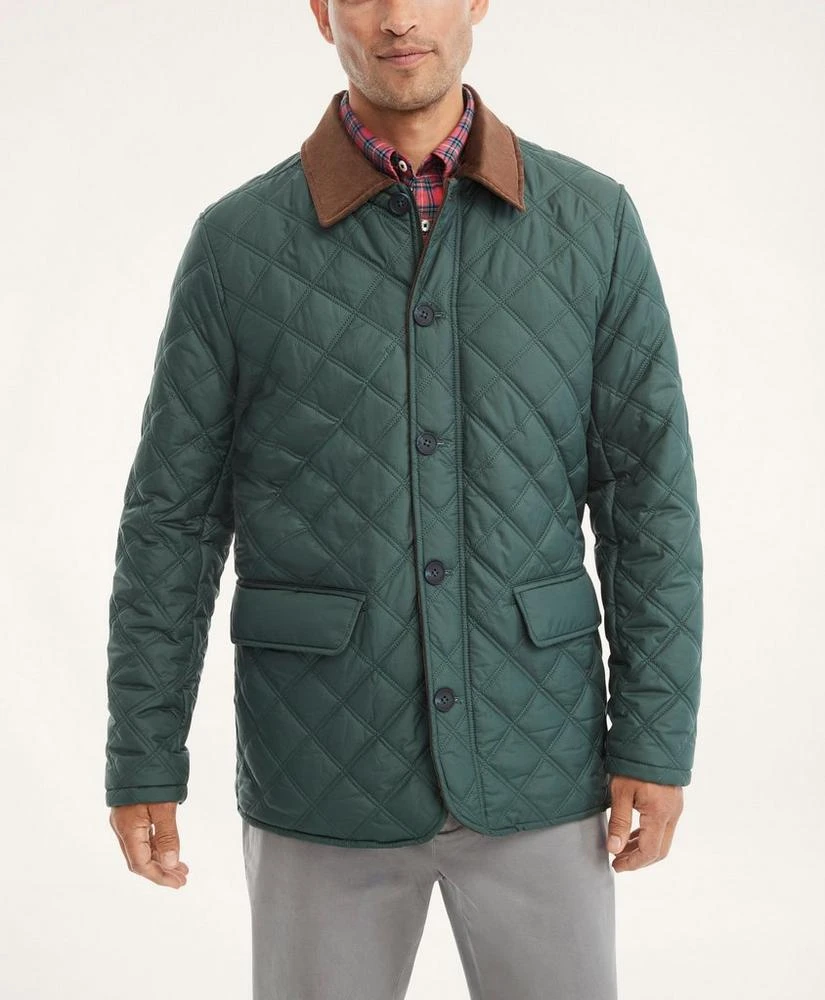 商品Brooks Brothers|Big & Tall Diamond Quilted Jacket,价格¥1416,第1张图片