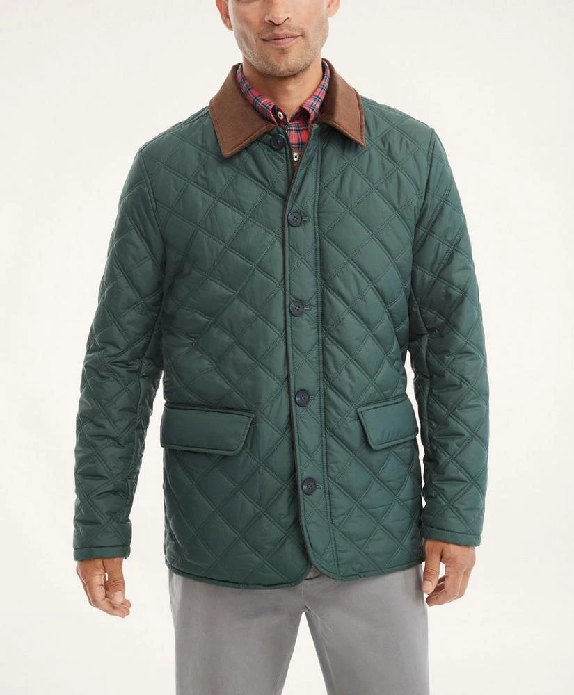 商品Brooks Brothers|Big & Tall Diamond Quilted Jacket,价格¥1468,第1张图片