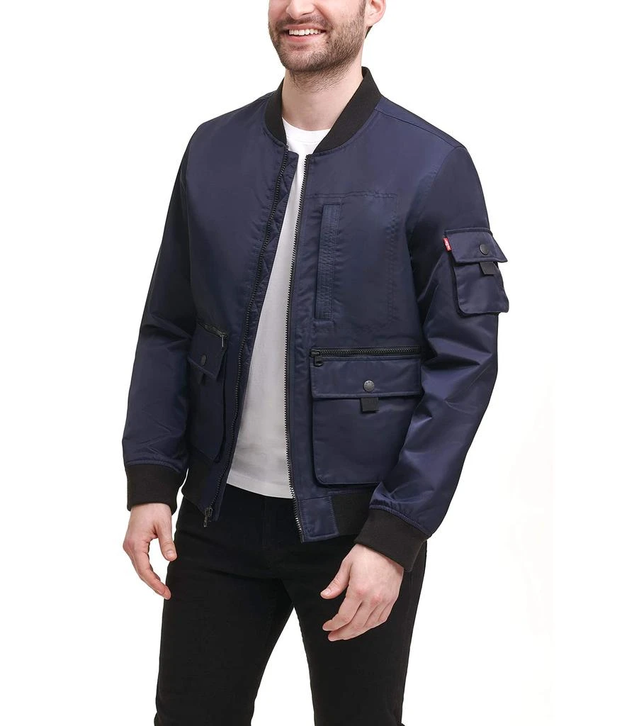 商品Levi's|Levi's Men's Varsity Bomber Trucker Jacket,价格¥508,第1张图片