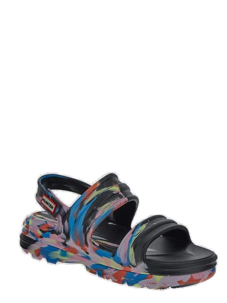 商品Hunter|Hunter Bloom Marble Open-Toe Touch-Strap Sandals,价格¥512,第2张图片详细描述