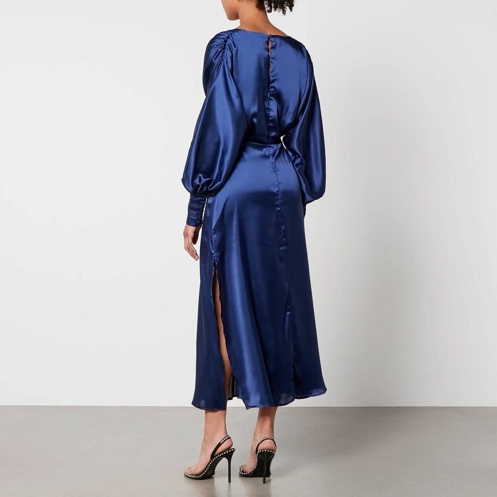 商品Hope & Ivy|Hope & Ivy Camila Lace-Trimmed Satin Midi Dress,价格¥180,第2张图片详细描述