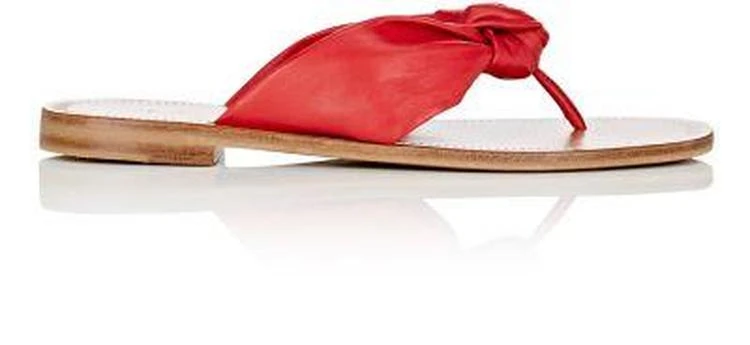 商品Diane von Furstenberg|Etna Leather Thong Sandals,价格¥588,第1张图片