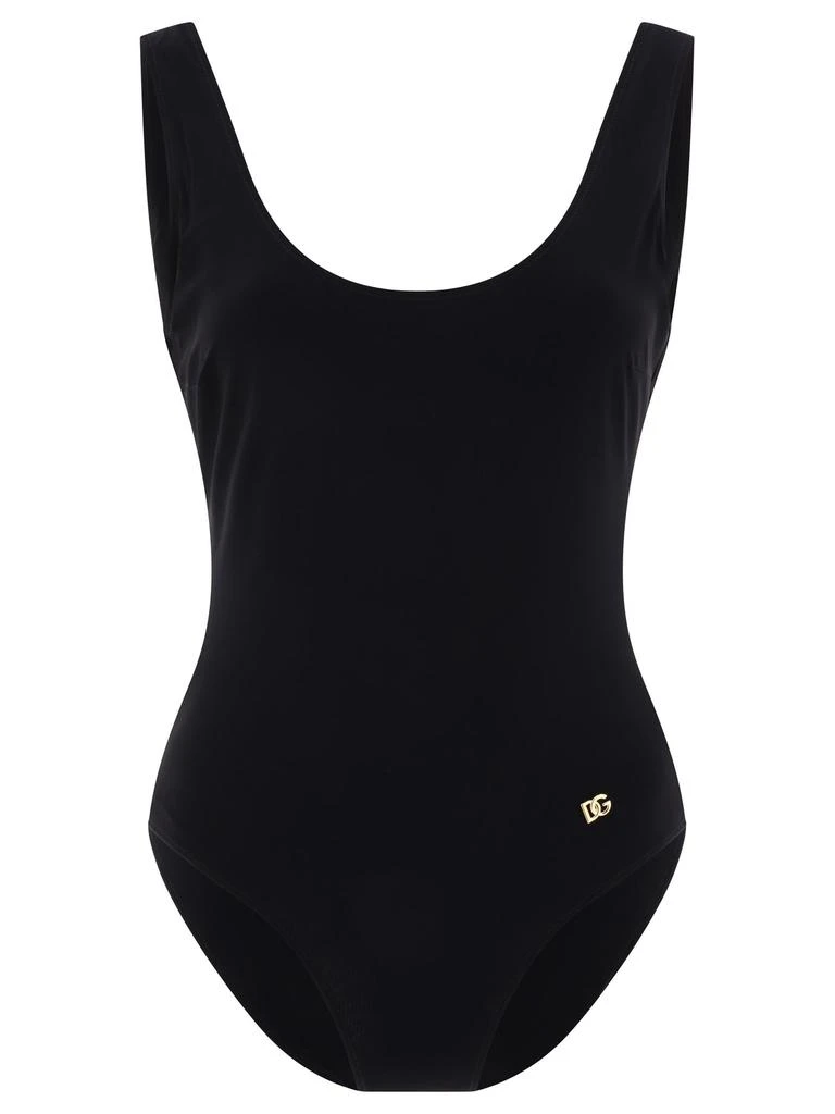 商品Dolce & Gabbana|Swimsuit With Logo Costumes Black,价格¥1664,第1张图片