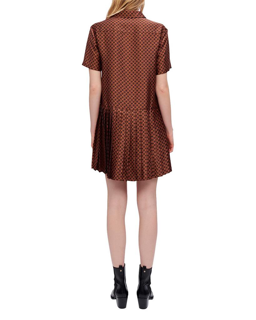 Rablic Pleated Shirt Dress商品第2张图片规格展示
