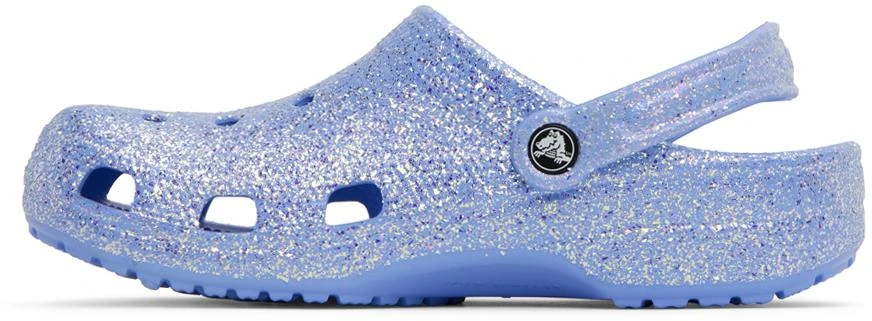 商品Crocs|Purple Classic Glitter Clogs,价格¥201,第3张图片详细描述