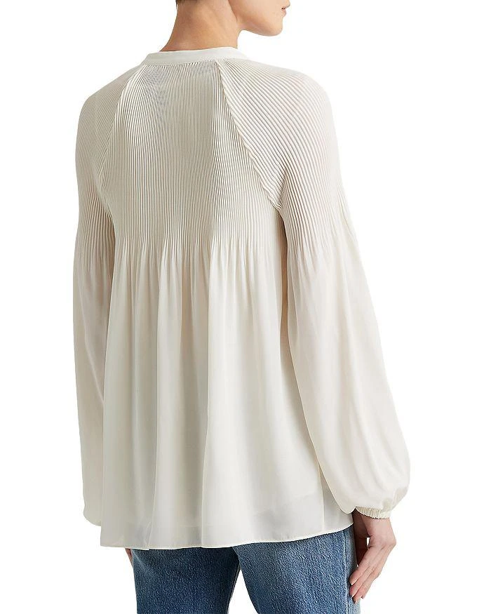 商品Ralph Lauren|Pleated Georgette Blouse,价格¥311,第3张图片详细描述