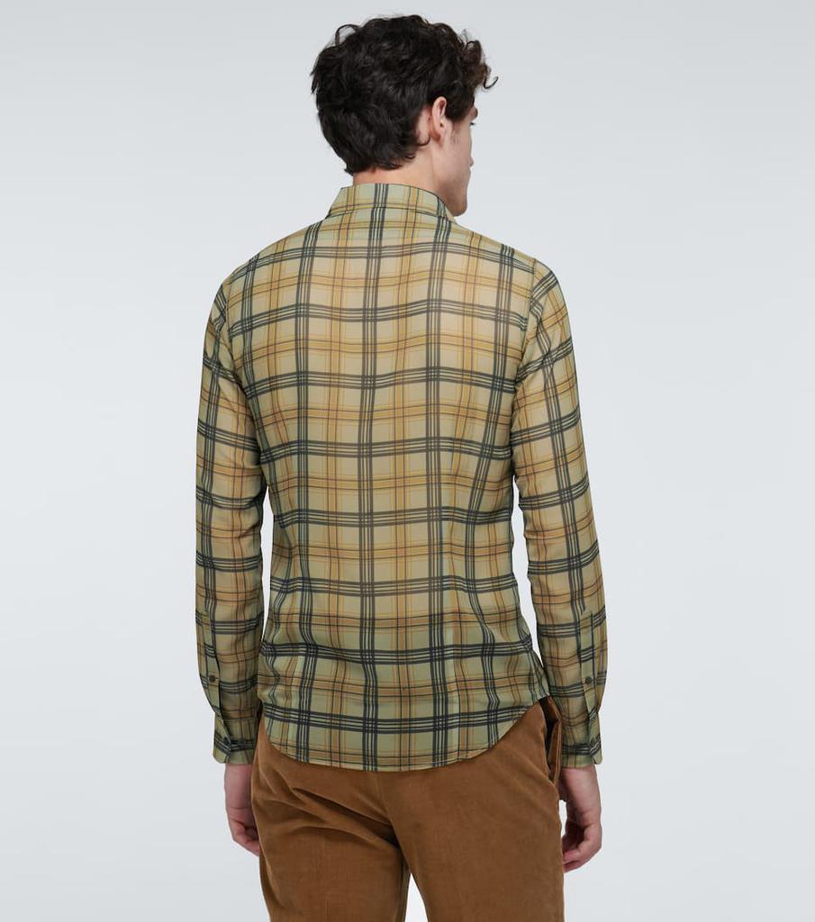 商品Dries Van Noten|格纹长袖衬衫,价格¥1876,第6张图片详细描述