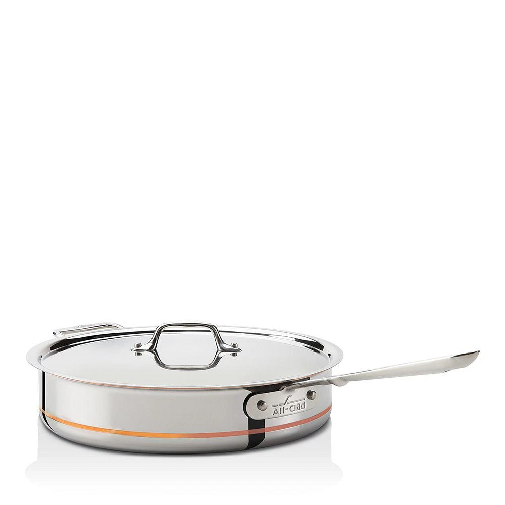 商品All-Clad|Copper Core 5-Quart Copper Core Saute Pan with Lid,价格¥1906,第1张图片详细描述