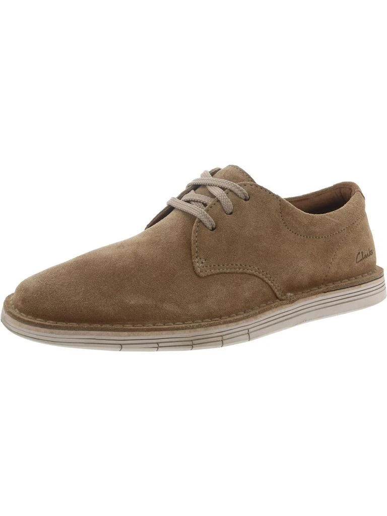 商品Clarks|Forge Vibe Mens Suede Oxford Oxfords,价格¥222,第1张图片