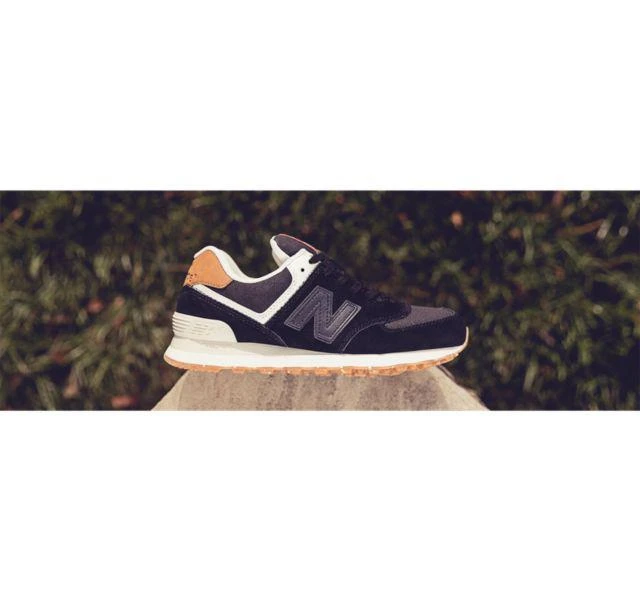 商品New Balance|女士574黑色经典慢跑鞋,价格¥219,第5张图片详细描述