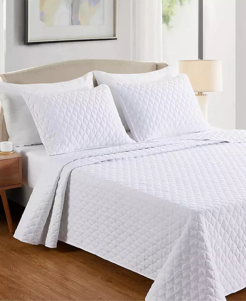商品Videri Home|Diamond Stitched 3 Piece Quilt Set,价格¥1194,第1张图片