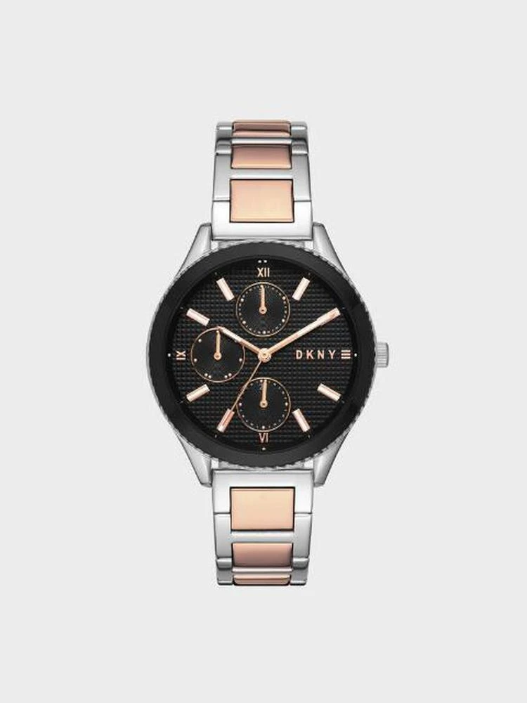 商品DKNY|Rockaway Stainless Steel Two-Tone Watch,价格¥984,第1张图片