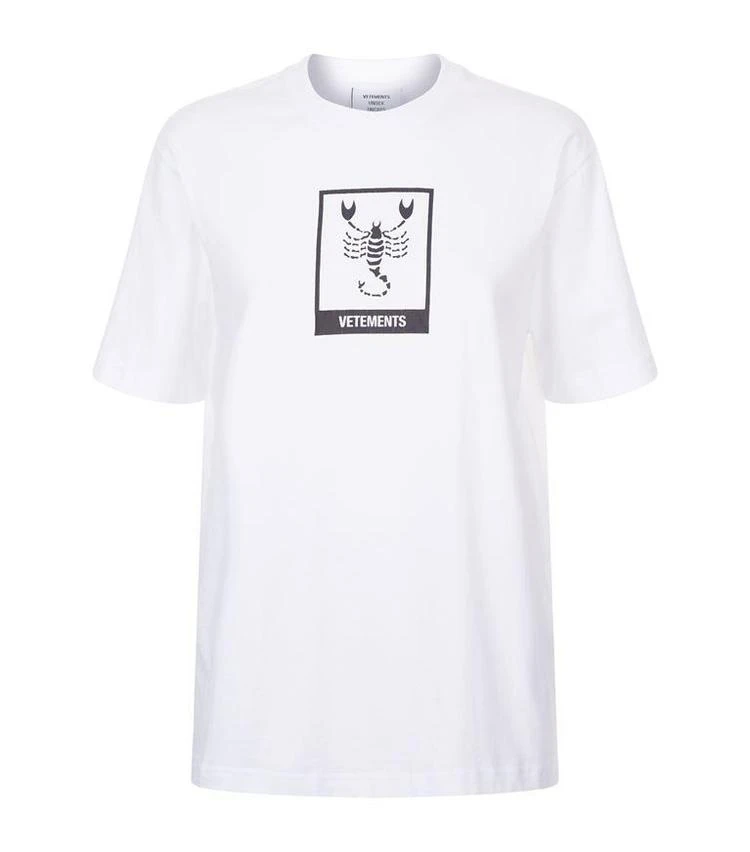商品Vetements|Scorpio Horoscope T-Shirt,价格¥519,第1张图片