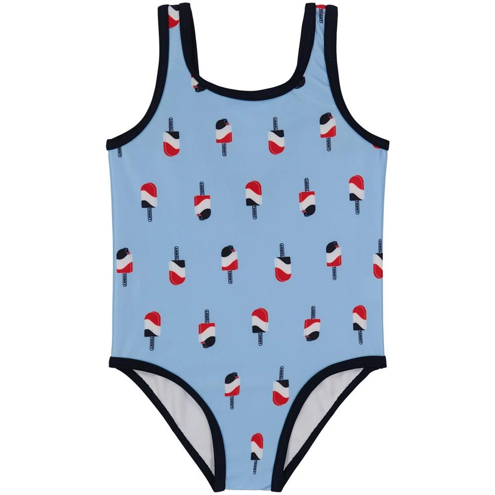 商品Tommy Hilfiger|Baby Girls Americana Popsicle One Piece Swimsuit,价格¥85,第1张图片