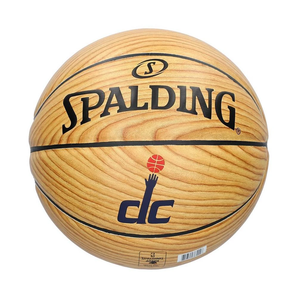 商品Spalding|Washington Wizards Full-Size Wood Emblem Basketball,价格¥240,第1张图片