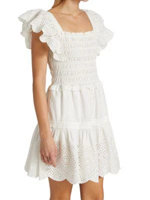 商品Sea|Vienne Eyelet Dress,价格¥413,第3张图片详细描述