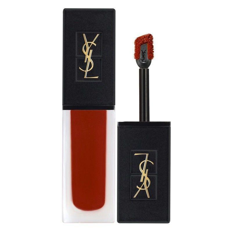 商品Yves Saint Laurent|YSL圣罗兰新款黑管丝绒哑光唇釉唇彩6ml,价格¥499,第1张图片