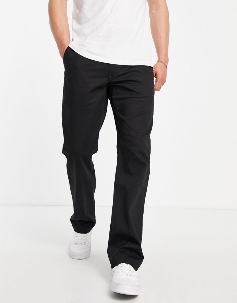 Vans Authentic relaxed fit chino trousers in black商品第3张图片规格展示