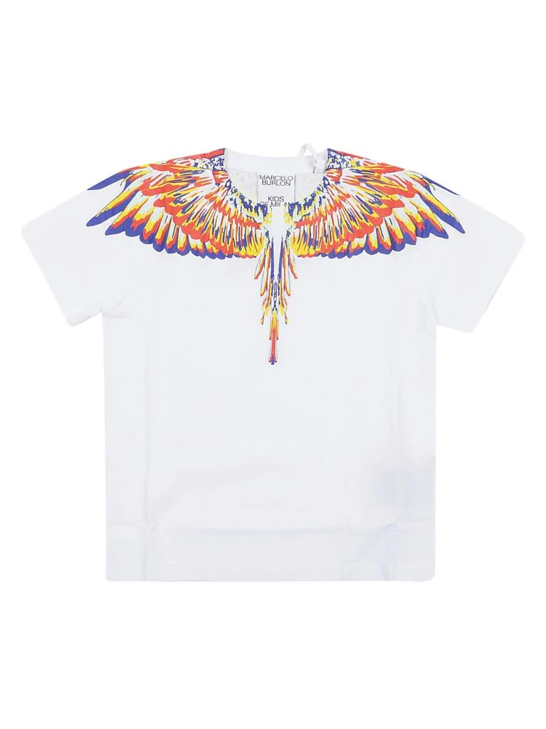 商品Marcelo Burlon|Marcelo Burlon Tempera Wings T-shirt S/s,价格¥921,第1张图片