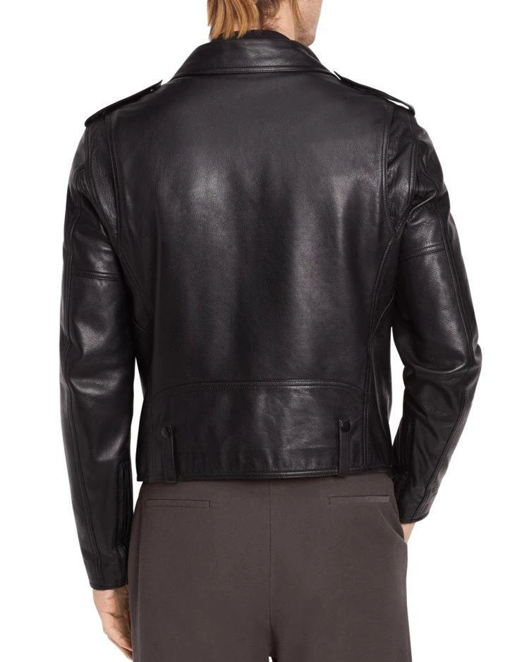 商品Vince|Vince Perfecto Leather Biker Jacket,价格¥8225,第2张图片详细描述