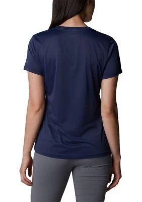 商品Columbia|Womens Hike Short Sleeve V Neck T Shirt,价格¥82,第2张图片详细描述