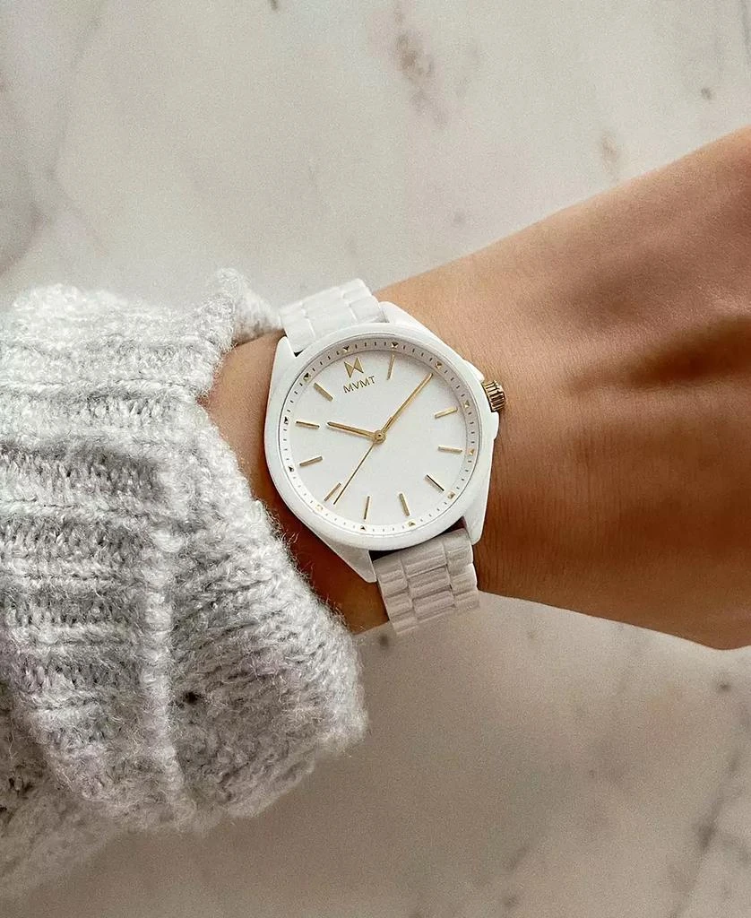 商品MVMT|Coronada White Ceramic Bracelet Watch 36mm,价格¥1192,第5张图片详细描述
