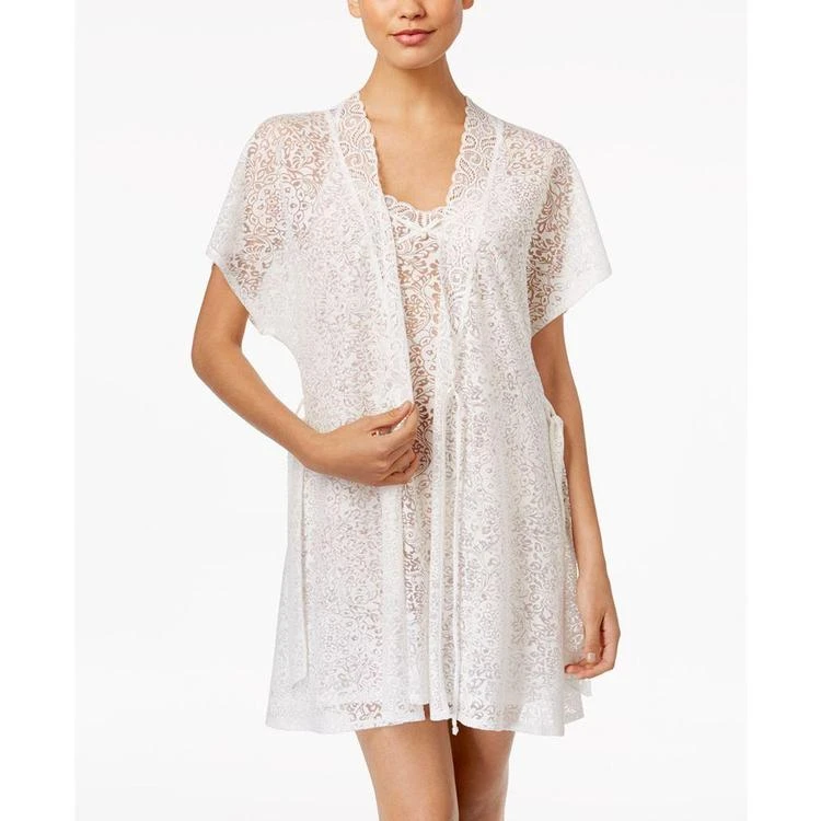 商品Linea Donatella|Damask Burnout Wrap Robe,价格¥126,第2张图片详细描述