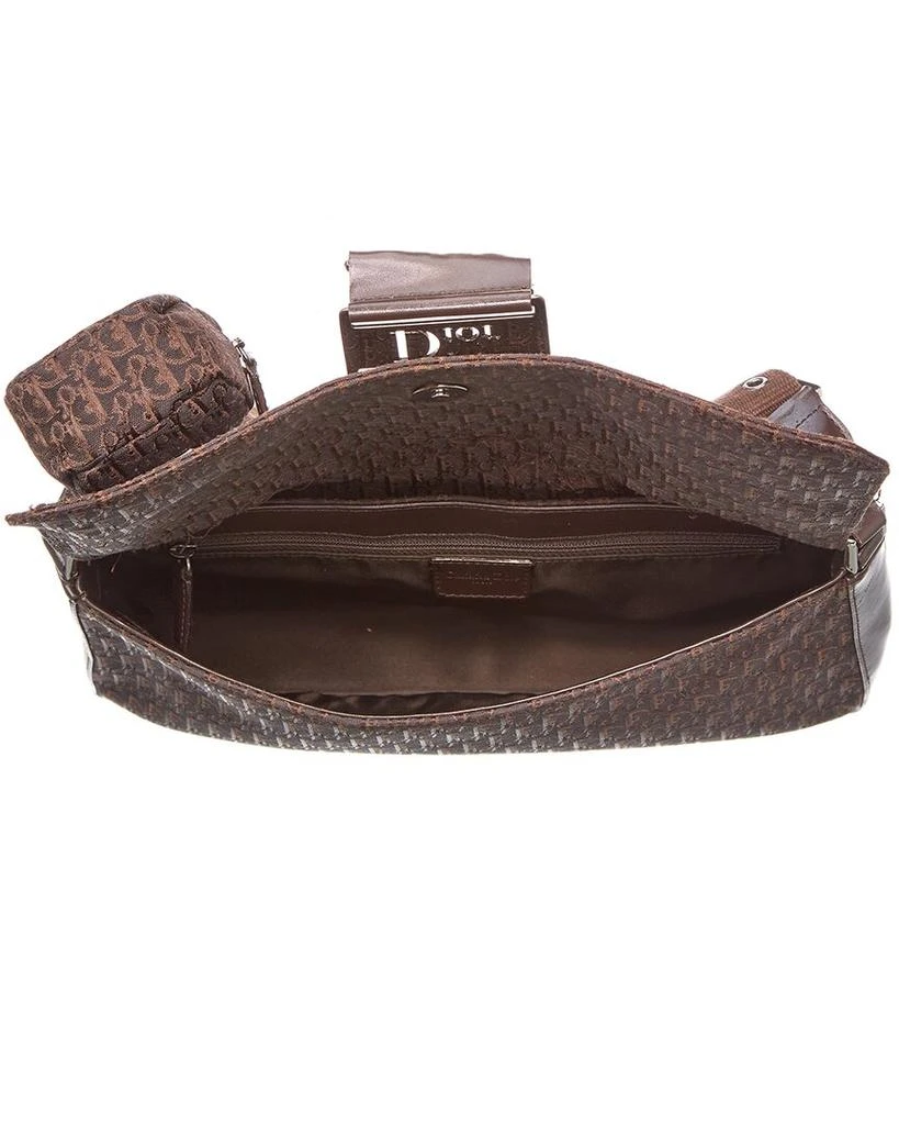 商品[二手商品] Dior|Dior Brown Diorissimo Canvas Street Chic Shoulder Bag (Authentic Pre-Owned),价格¥4387,第4张图片详细描述