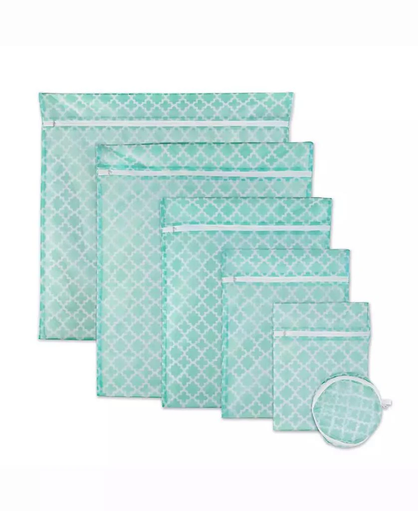 商品Design Imports|Lattice Set B Mesh Laundry Bag, Set of 6,价格¥291,第1张图片
