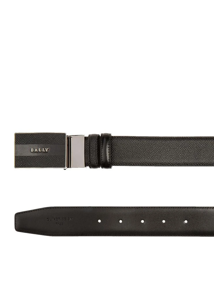 商品Bally|NEW Bally Oliver Men's 6232310 Black Leather 110cm Belt MSRP,价格¥1372,第2张图片详细描述