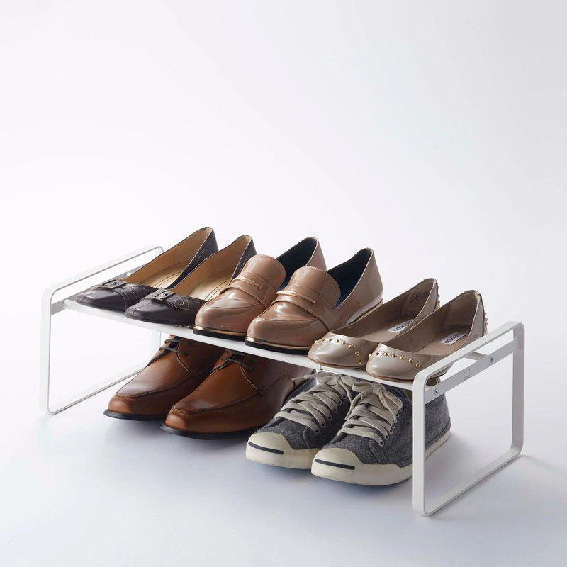 商品Yamazaki Home|Stackable Shoe Rack (7" H) Steel,价格¥225,第1张图片
