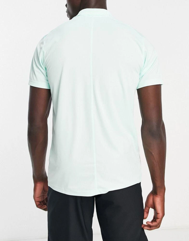 商品NIKE|Nike Golf Victory colour block polo in mint and white,价格¥391,第3张图片详细描述