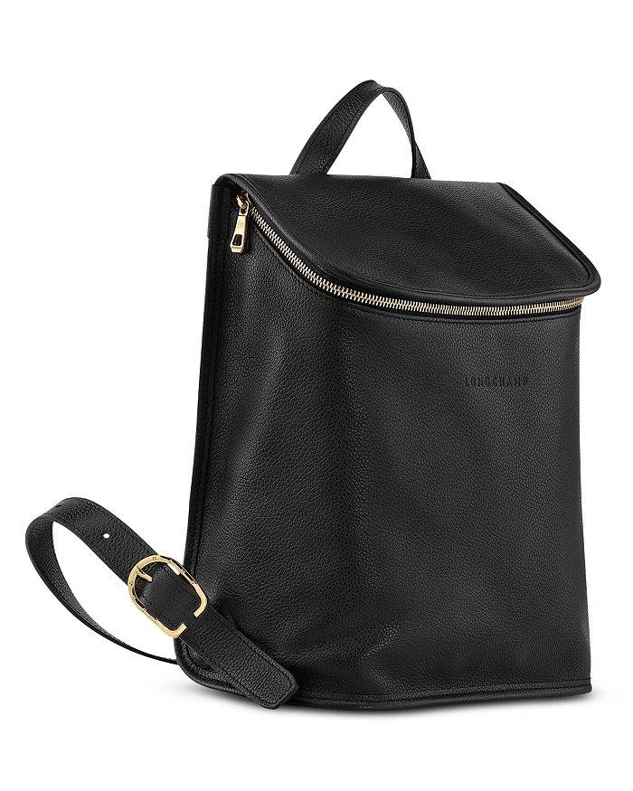 商品Longchamp|Le Foulonné Top Zip Leather Backpack,价格¥4165,第4张图片详细描述