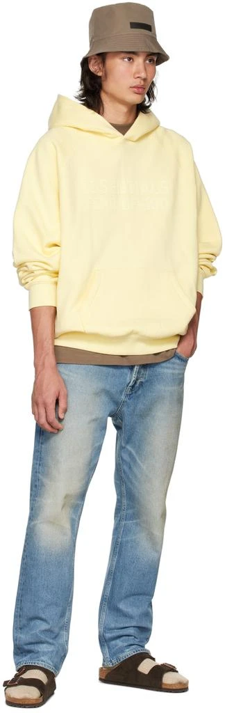 商品Essentials|Yellow Raglan Hoodie,价格¥264,第4张图片详细描述