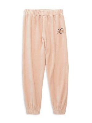 商品Juicy Couture|​Little Girl’s 2-Piece Velour Heart Sweatshirt & Joggers Set,价格¥250,第3张图片详细描述