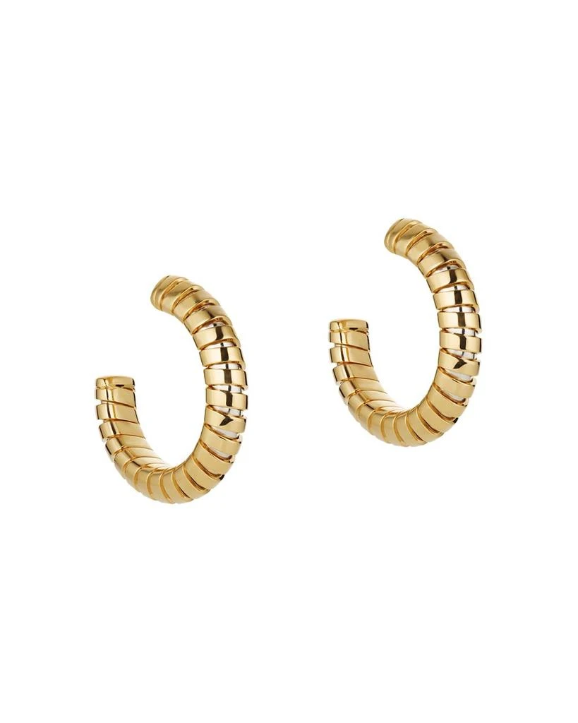 商品MARINA|18K Yellow Gold Trisolina Hoop Earrings,价格¥35923,第1张图片